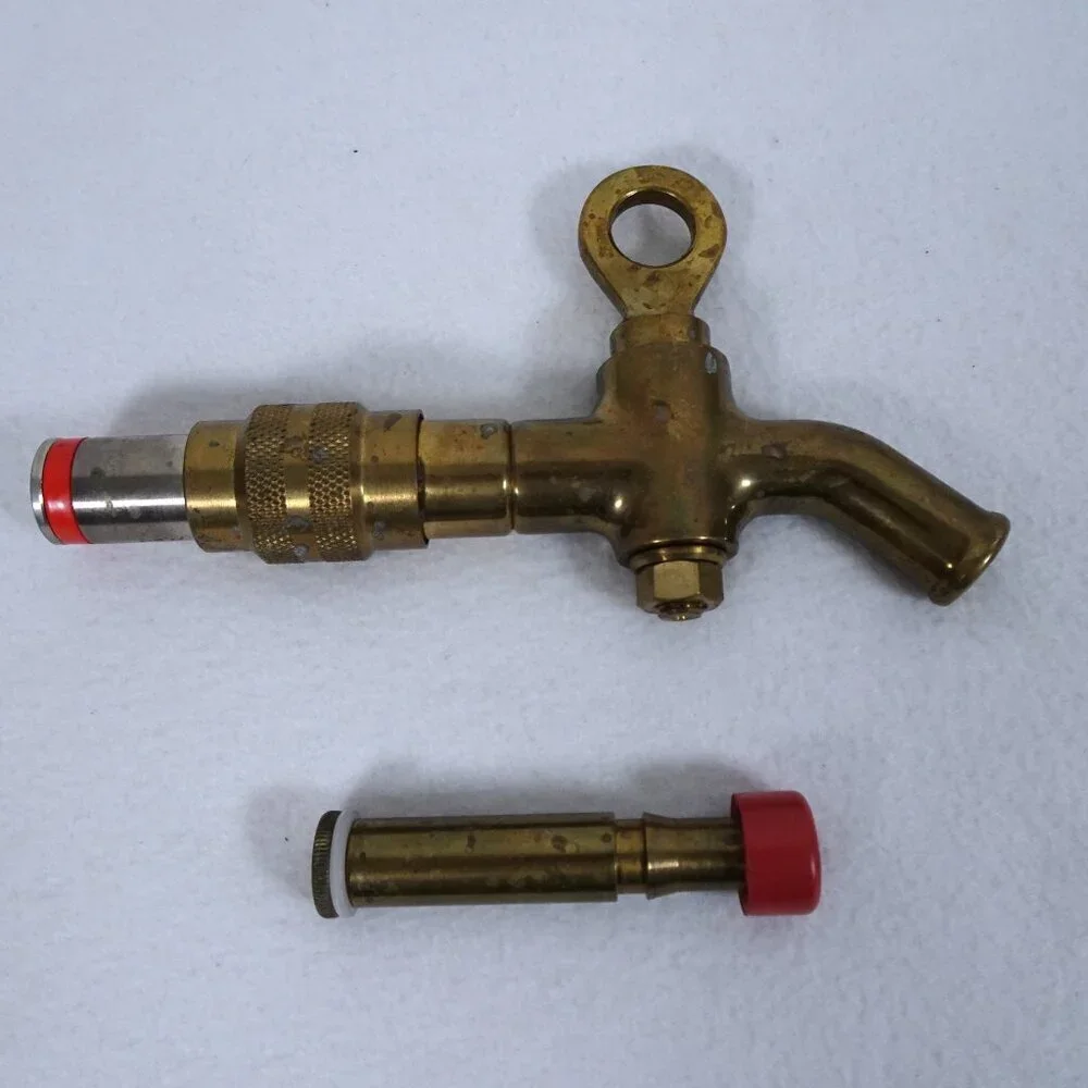 Antique Brass Beer Barrel Keg Tap Parts Spigot Valve Patina